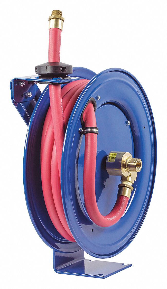 COXREELS Spring Return Hose Reel, Fuel, 300 psi, Hose Capacity 25 ft (3