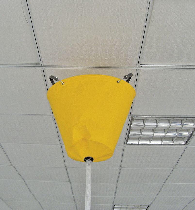 GRAINGER APPROVED Roof Diverter, 1 ft 6 in x 18", Hang by Corners