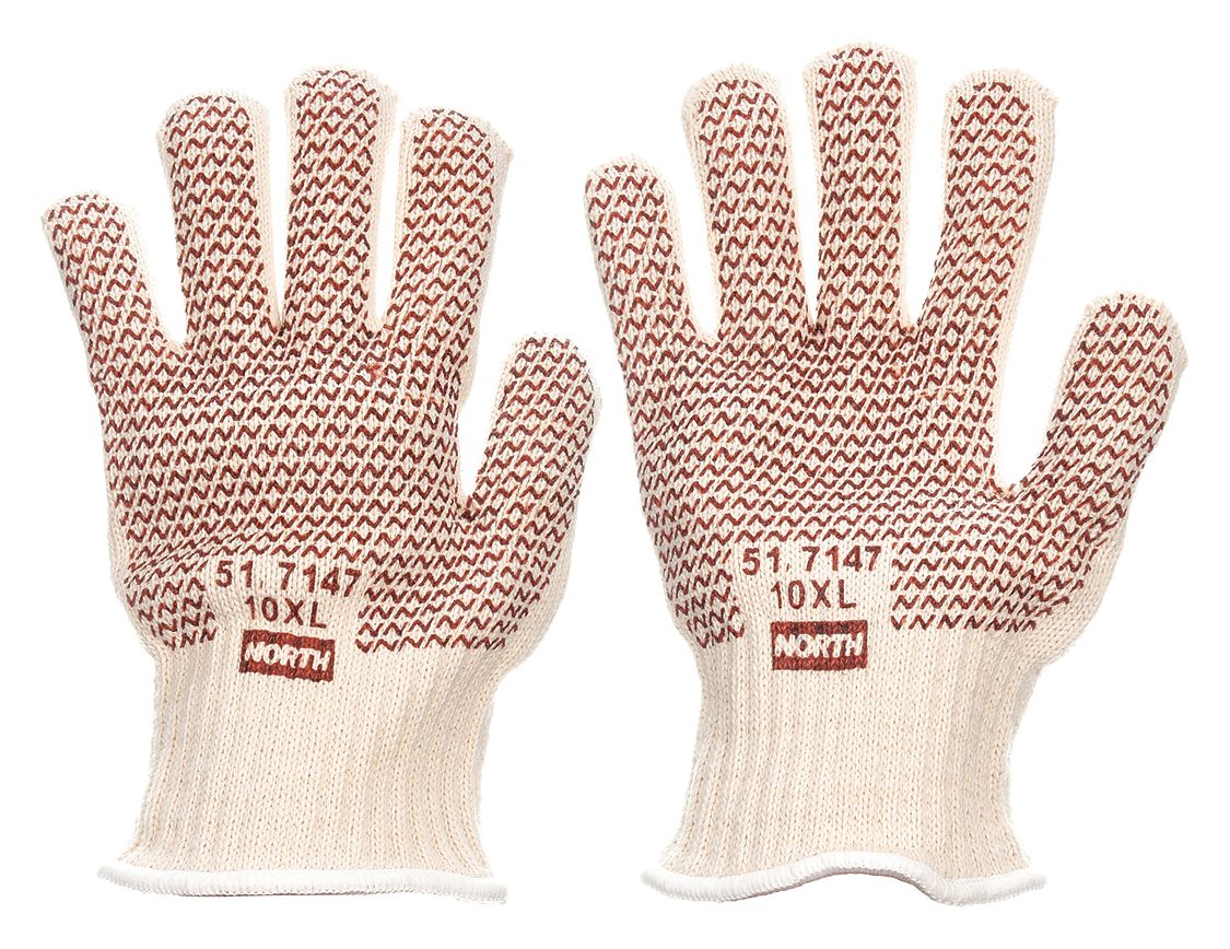 HONEYWELL NORTH, Nitrile, 1, Knit Gloves 35T23551/7147 Grainger