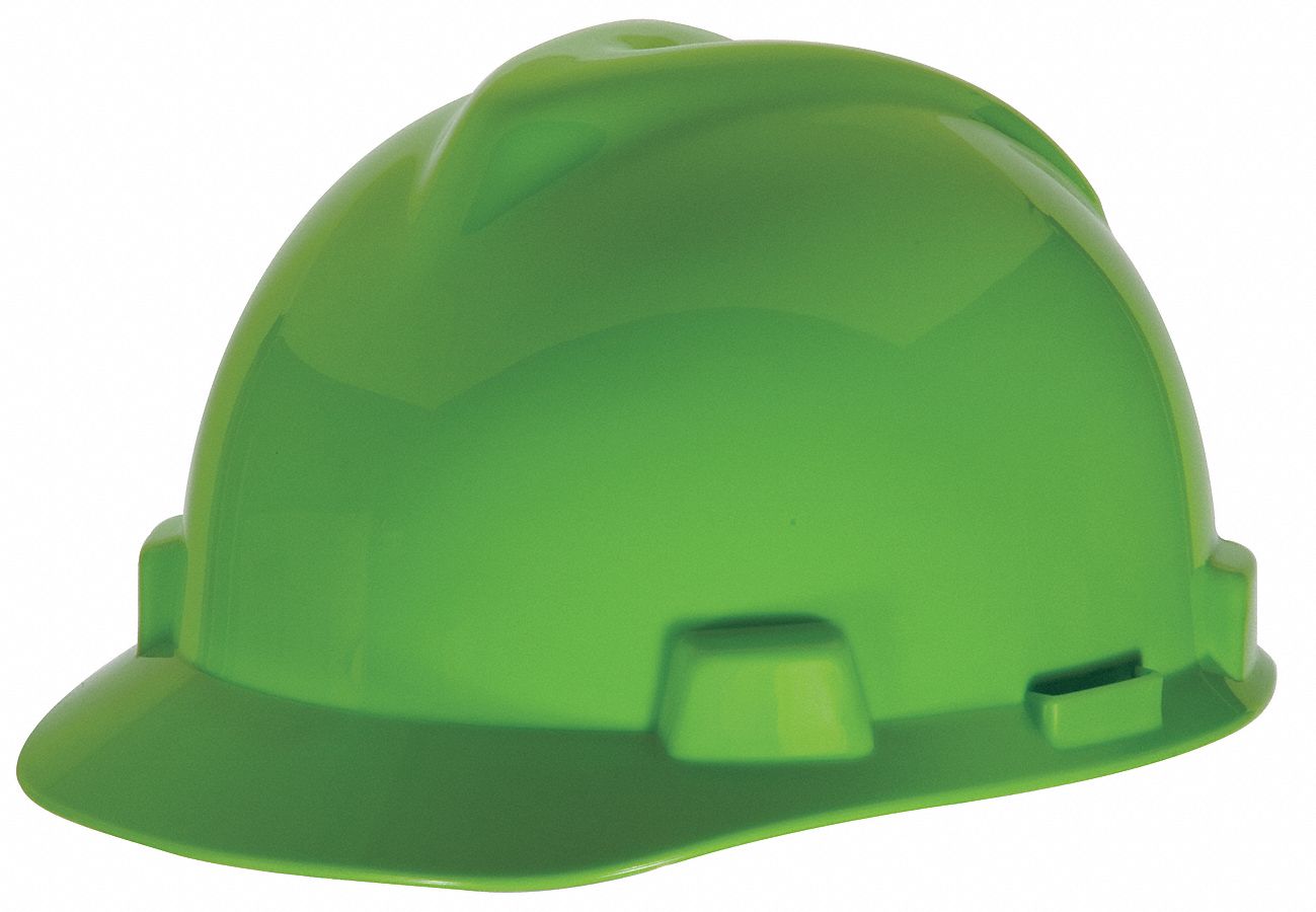 MSA Hard Hat Front Brim Head Protection, ANSI Classification Type 1