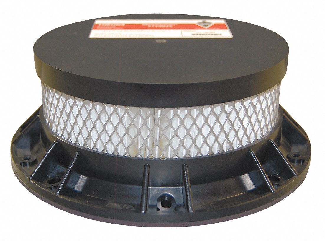 TOUGH GUY Cartridge Filter, Cloth, HEPA Filtration Type, For Vacuum