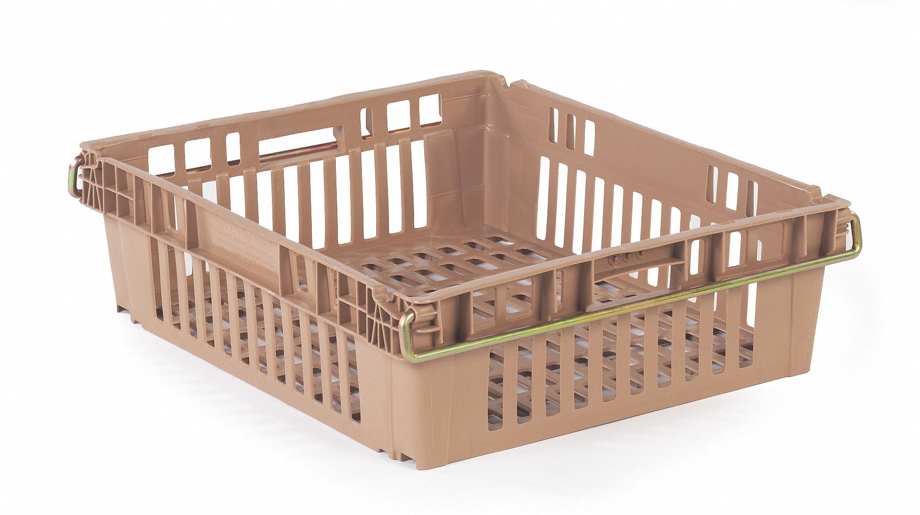 ORBIS Nesting Container, 40 lb Load Capacity 10E142AF1 Beige Grainger