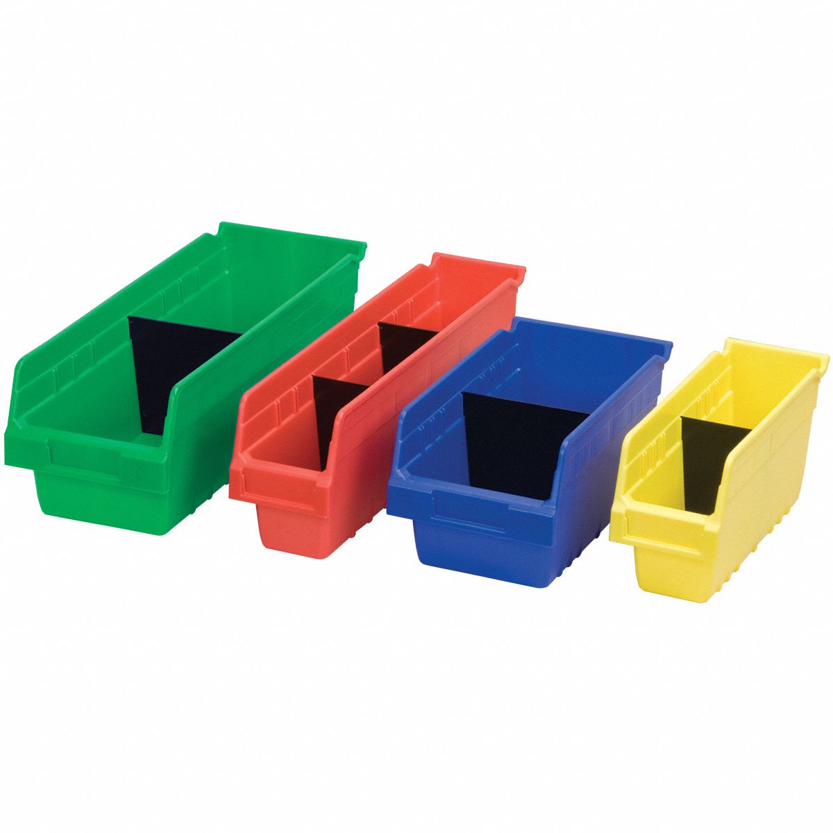 AKROMILS Divider, Black, ESD Conductive No, Overall Height 4 7/8 in