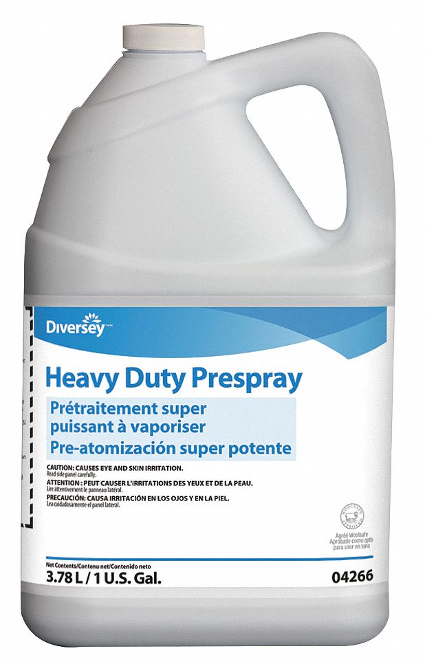 DIVERSEY Carpet Pre Treatment, 1 gal, Jug, 112, 132, 7.5 to 8 pH