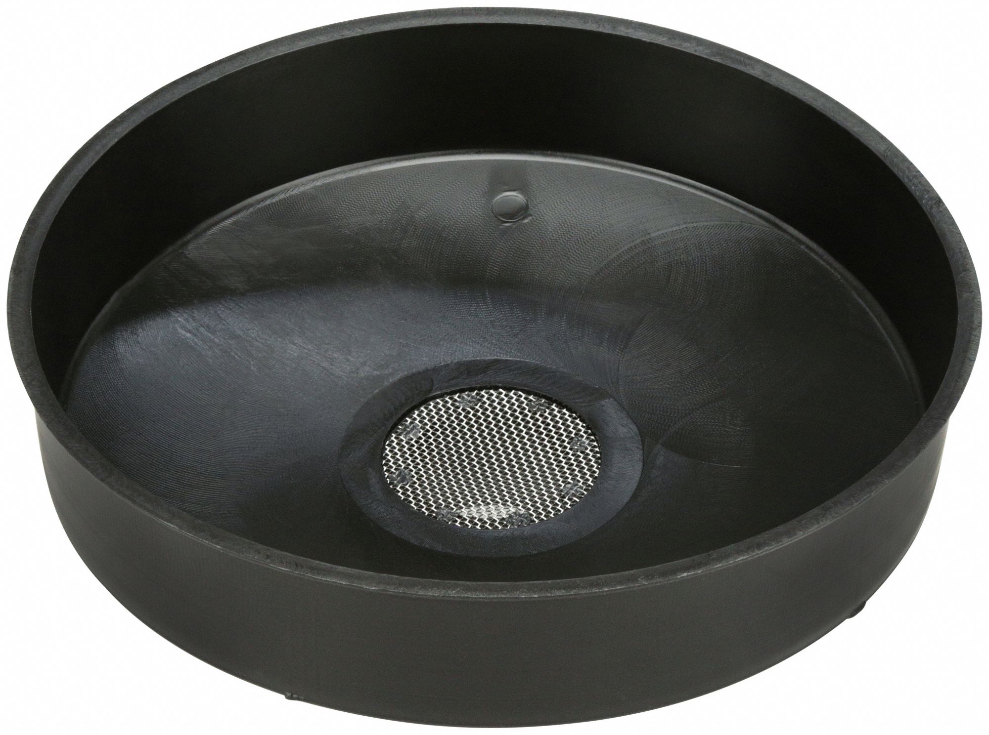 FUNNEL KING, No Lid, Black, Drum Funnel 10G57732900 Grainger