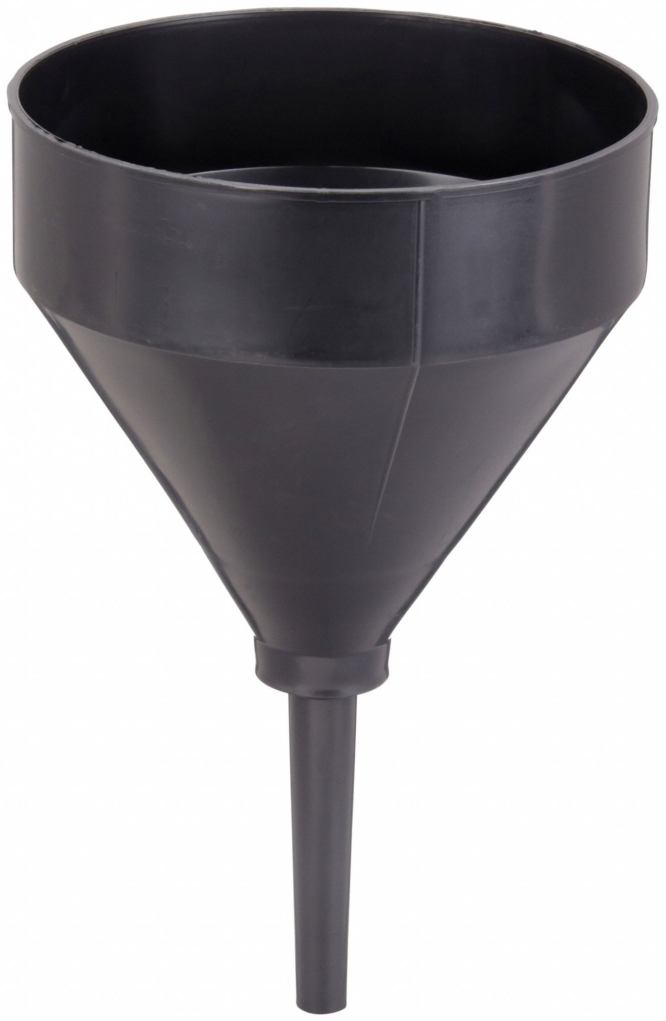 FUNNEL KING, No Lid, Black, Drum Funnel 10G58332301 Grainger