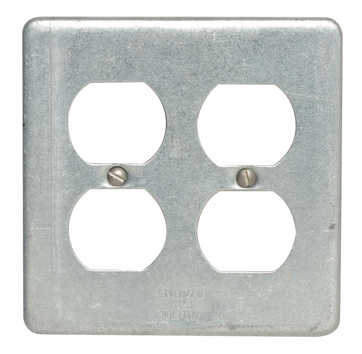 Weatherproof Cover, 4 5/8 in Height, 4 5/8 in Width, Number of Gangs: 2