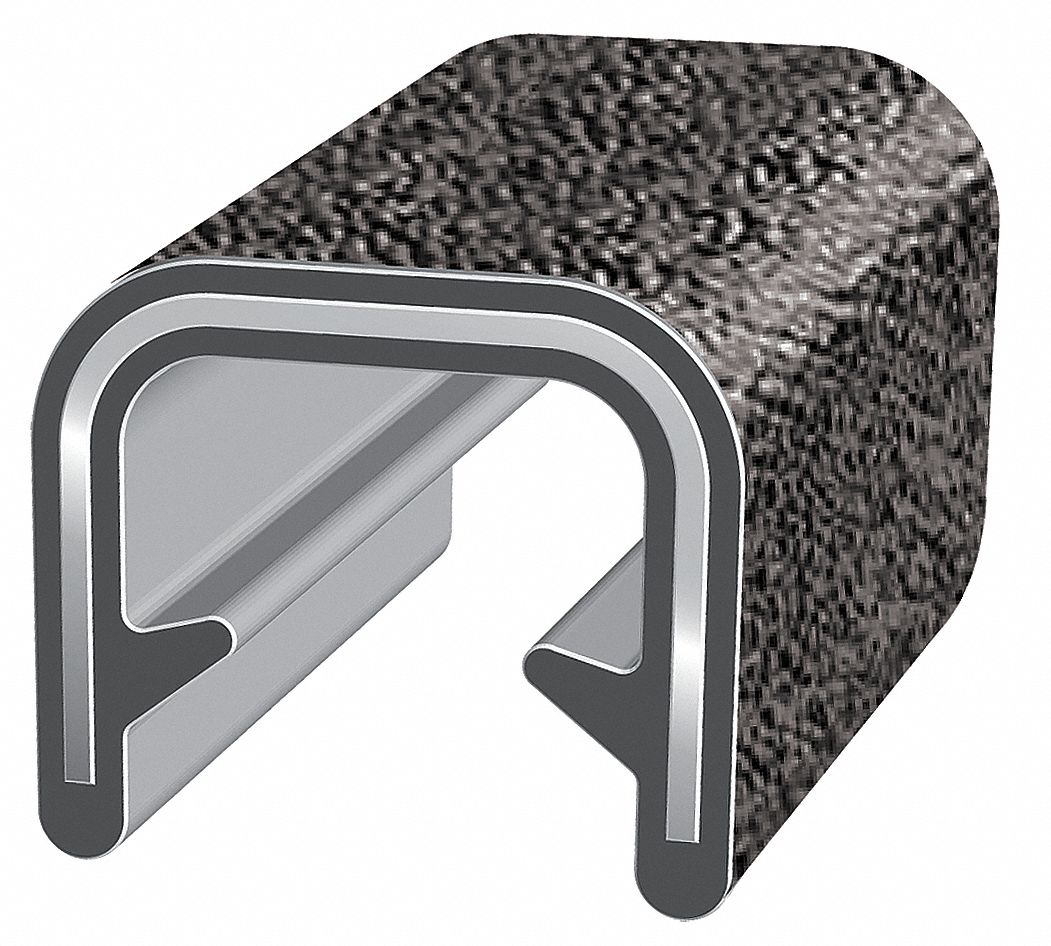 TRIM LOK INC 25 ft Dual Gripping Finger Vinyl Edge Trim, Fits Edge 0.25