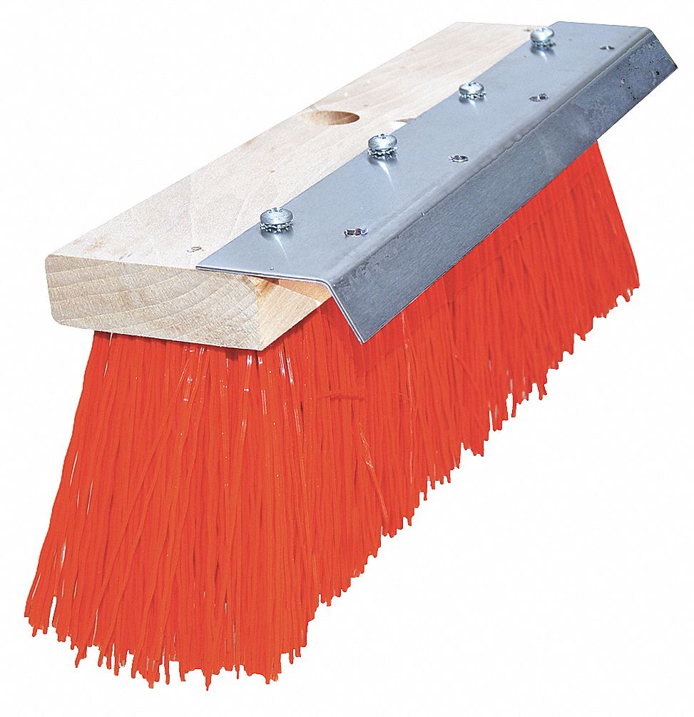TOUGH GUY Synthetic Push Broom, 16 in Sweep Face 10H92310H923 Grainger
