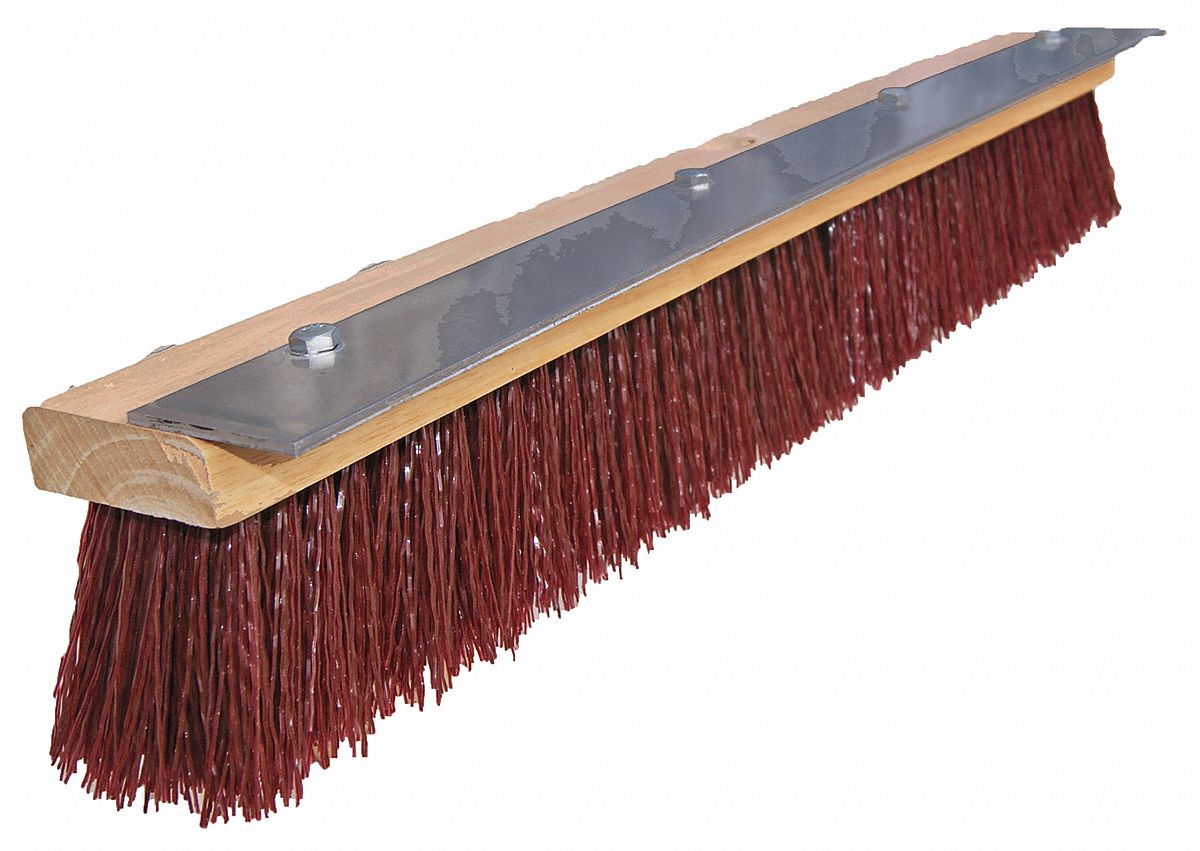 TOUGH GUY Synthetic Push Broom, 24 in Sweep Face 10H93310H933 Grainger