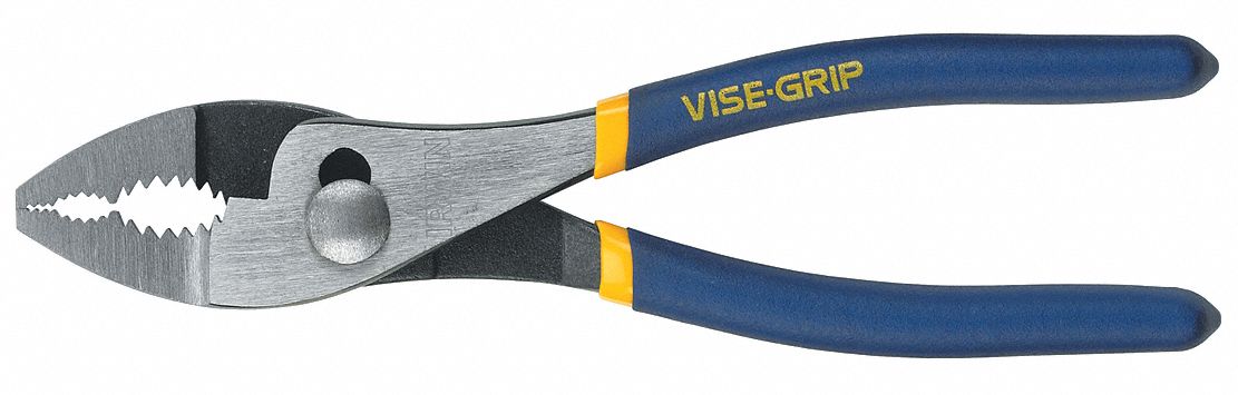 IRWIN VISEGRIP Thin Nose Slip Joint Pliers, 6" Overall Length, 3/16