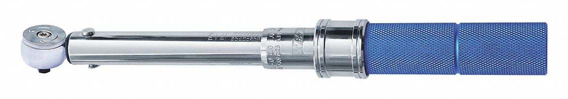 WESTWARD Micrometer Torque Wrench, InchPound, NewtonMeter, Drive Size