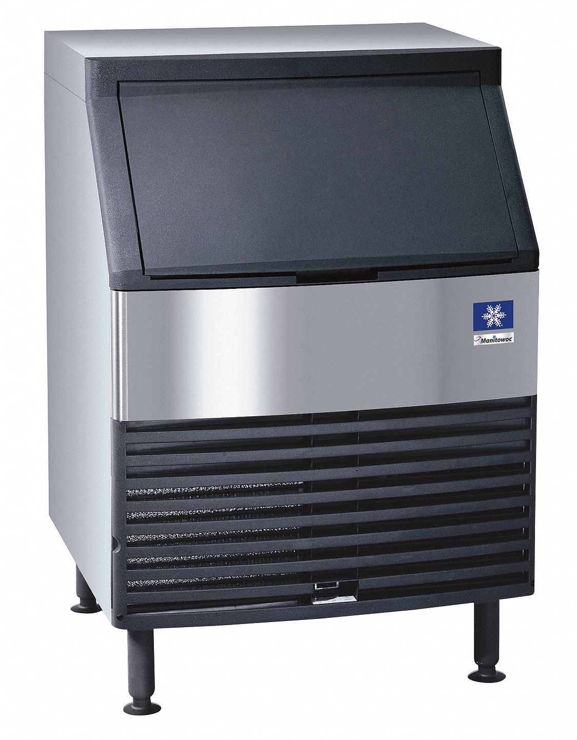 Undercounter Ice Maker, Ice Production per Day 225 lb, 26 in W X 38 1/