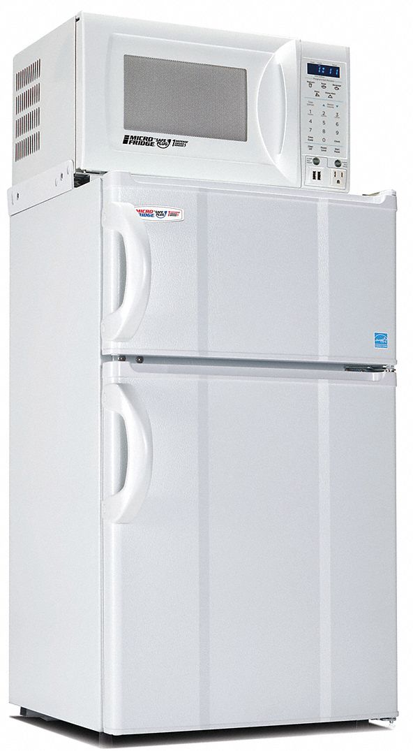 MICROFRIDGE, 3 cu ft Total Capacity, White, Refrigerator, Freezer and