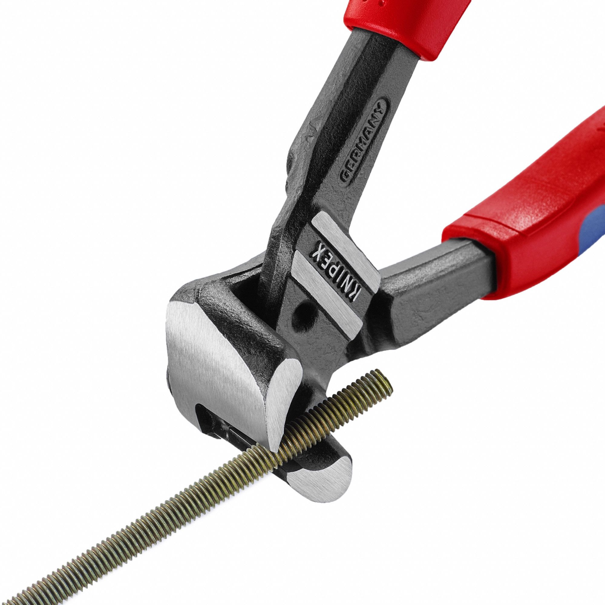 KNIPEX End Cutting Nippers, 8 in Overall Length, 1 1/2 in Jaw Width