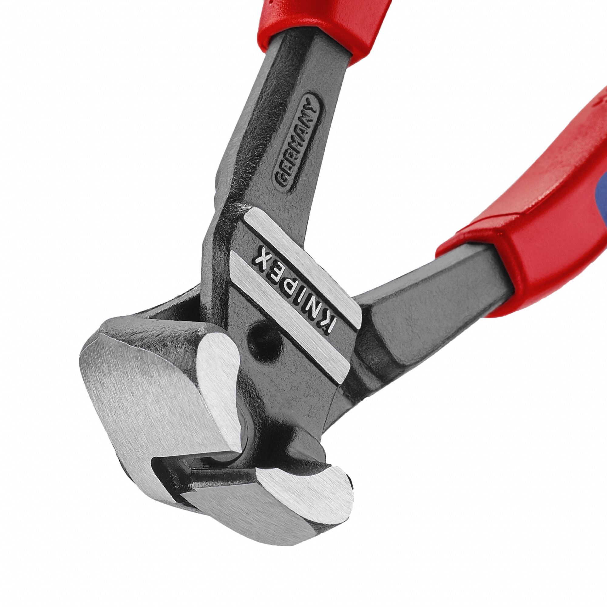 KNIPEX End Cutting Nippers, 8 in Overall Length, 1 1/2 in Jaw Width