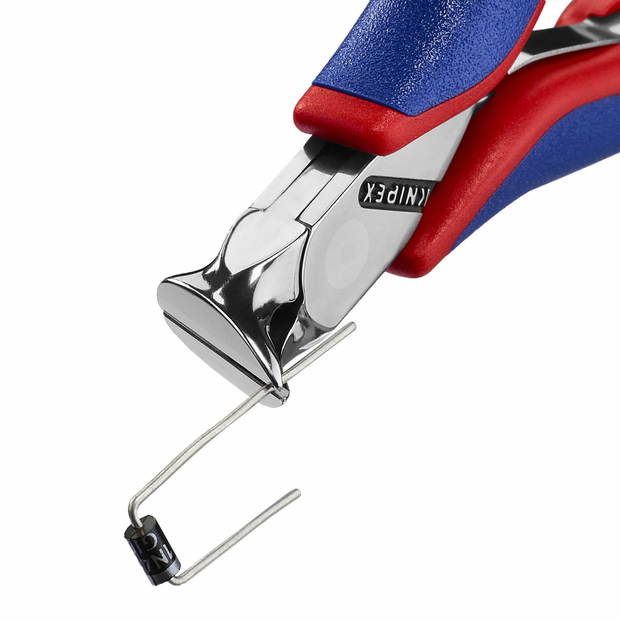 KNIPEX End Cutting Nippers, 4 3/4 in Overall Length, 10 mm Jaw Length