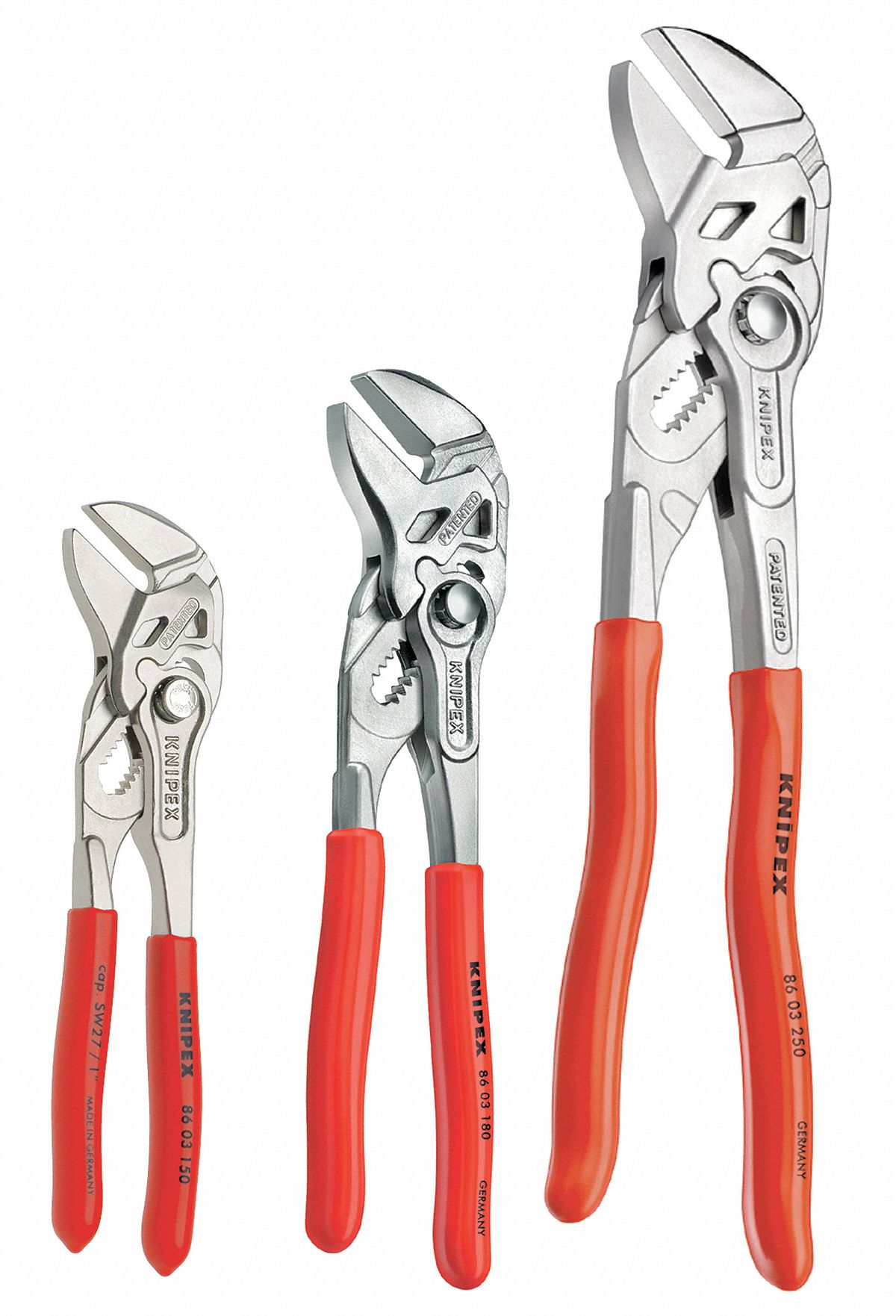 KNIPEX Chrome Vanadium Steel Plier Wrench Sets, ESD Safe No, Number of