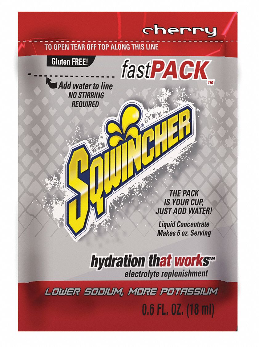 SQWINCHER Sports Drink Mix, Liquid Concentrate, Regular, 50 Package
