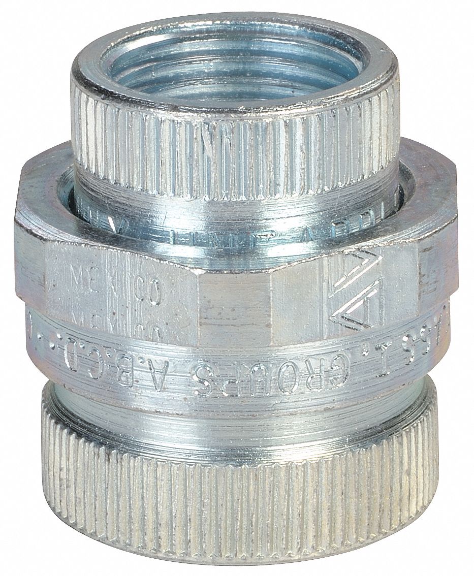 APPLETON ELECTRIC Union, Ends Hazardous Fittings 3/4 in FNPT x 3/4 in