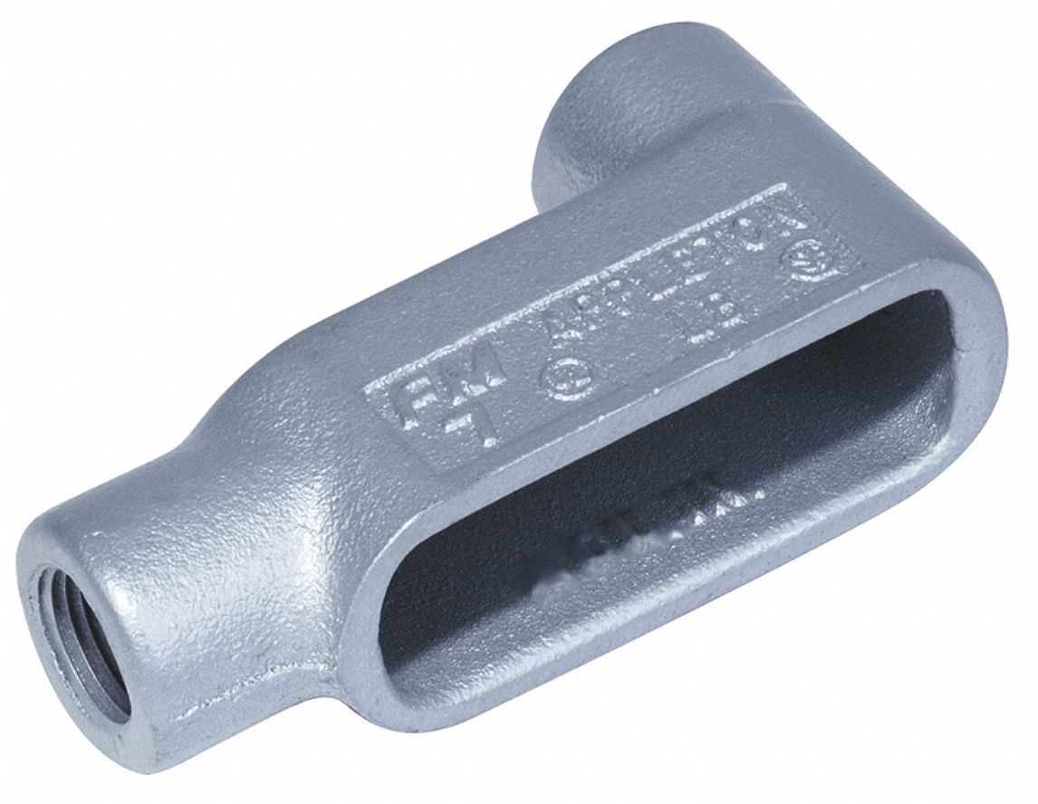 APPLETON ELECTRIC LBStyle 3" Conduit Outlet Body, Threaded Copper Free