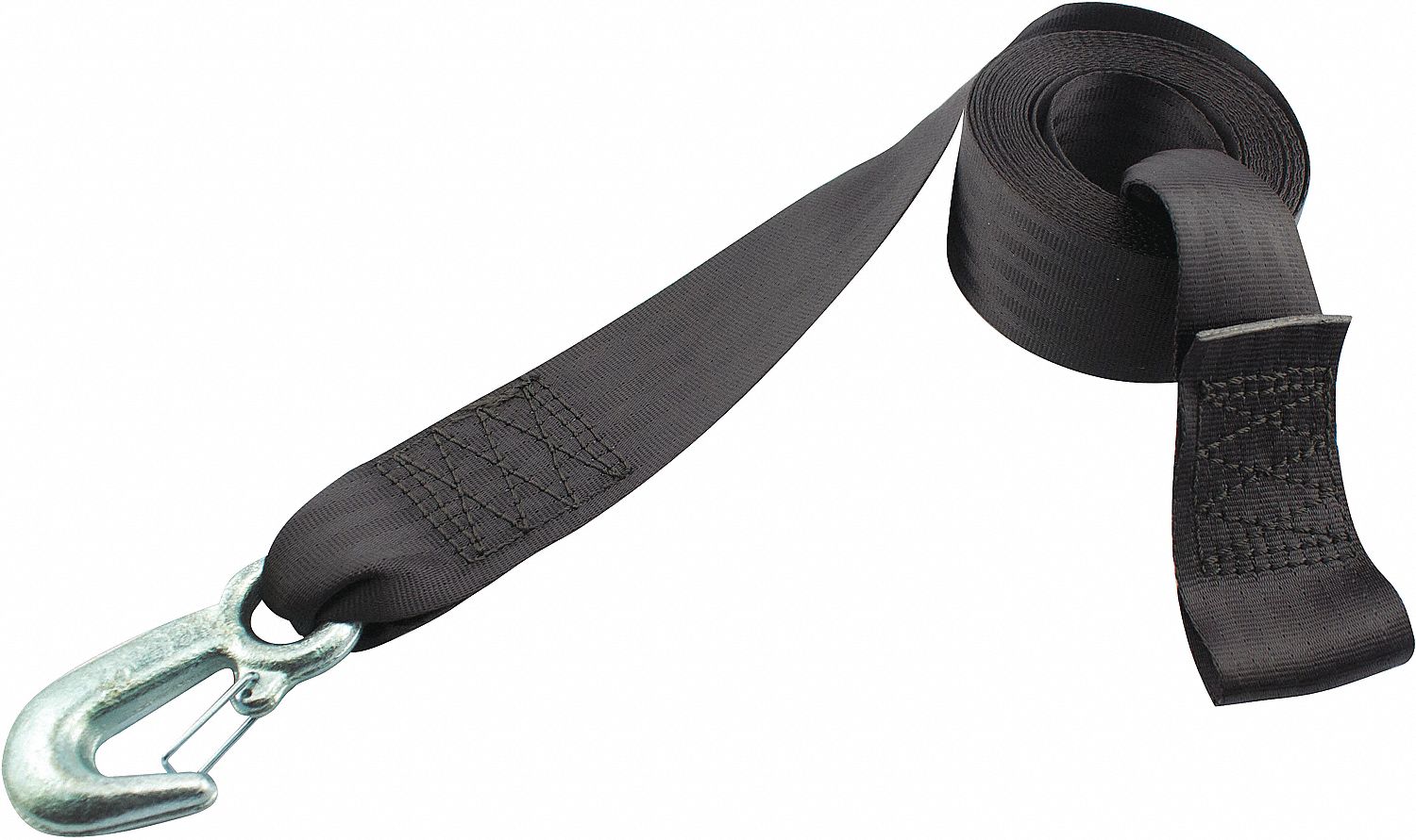B. Erickson Hand Winch Strap, With Safety Hook, For Boat Winches, Ld Cap 3300 Lb, Black, 25 Ft X 2 In - Bungee Cords And Bungee Straps - Esn06404 | 06404 - Grainger, Canada
