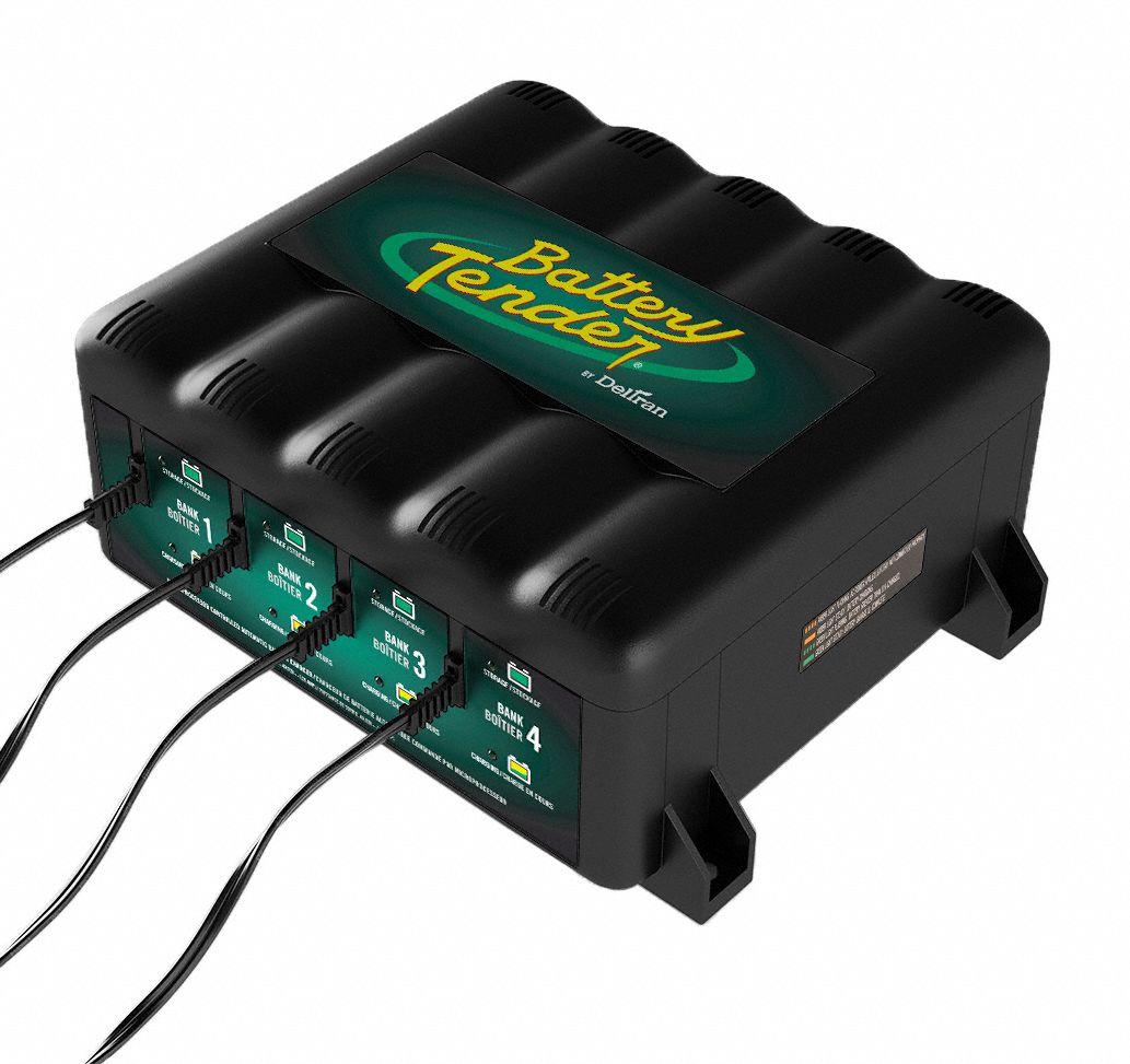 BATTERY TENDER, Charging/Maintaining, Auto, Battery Charger 10W829