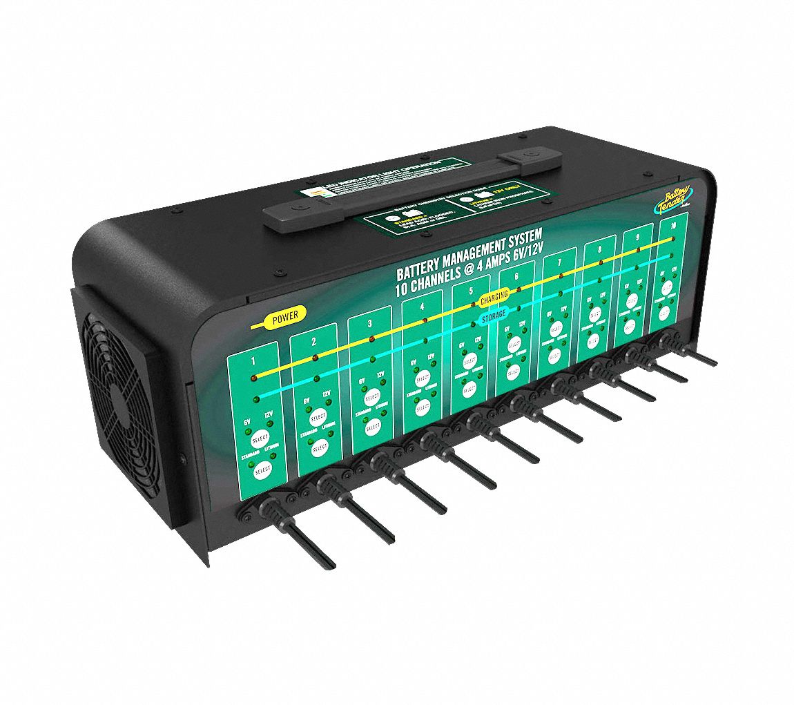 BATTERY TENDER, Charging/Maintaining, Auto, Battery Charger 10W831