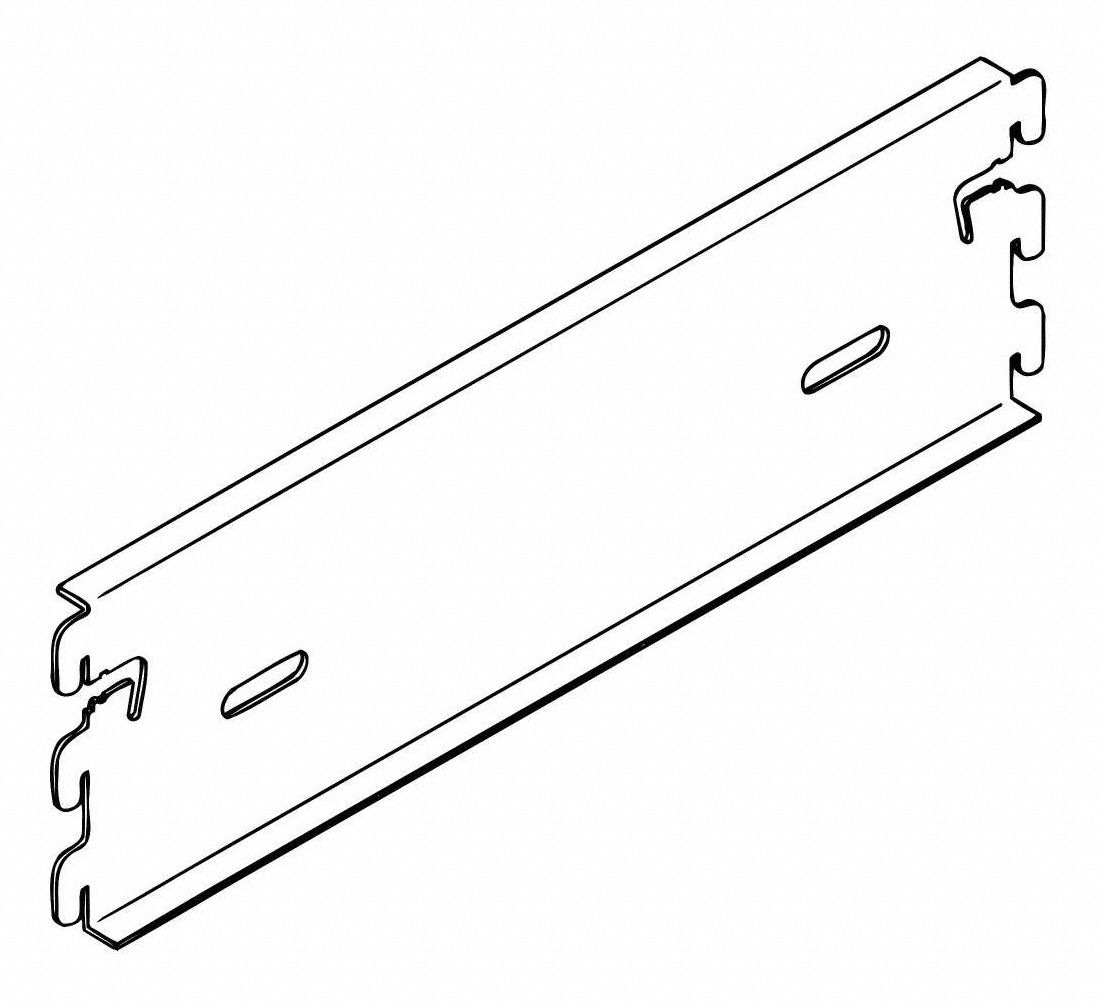 EZRECT MODULAR SHELVING COMPONENT, TRIM LINE POST CONNECTOR W LOCKING