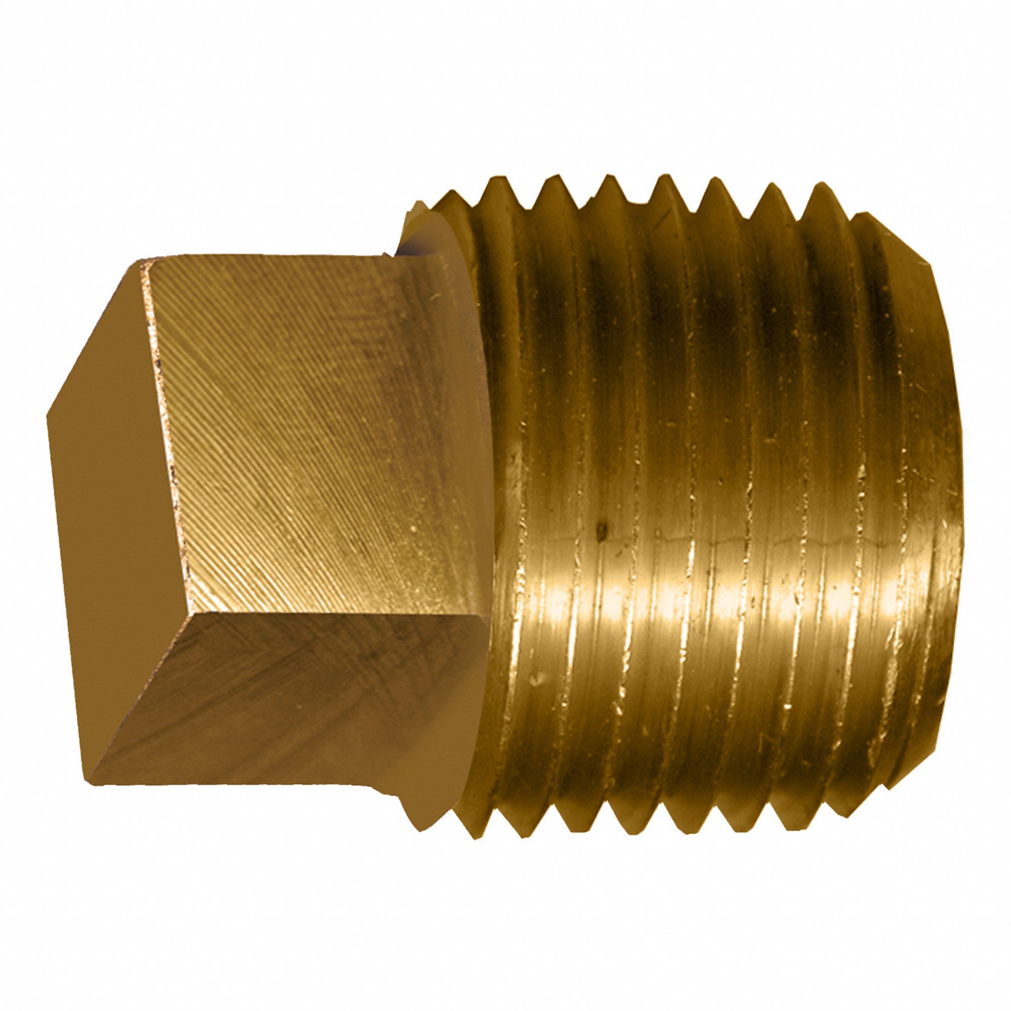 FAIRVIEW FITTING PIPE PLUG SQR HEAD 1/8 IN Brass Pipe Fittings