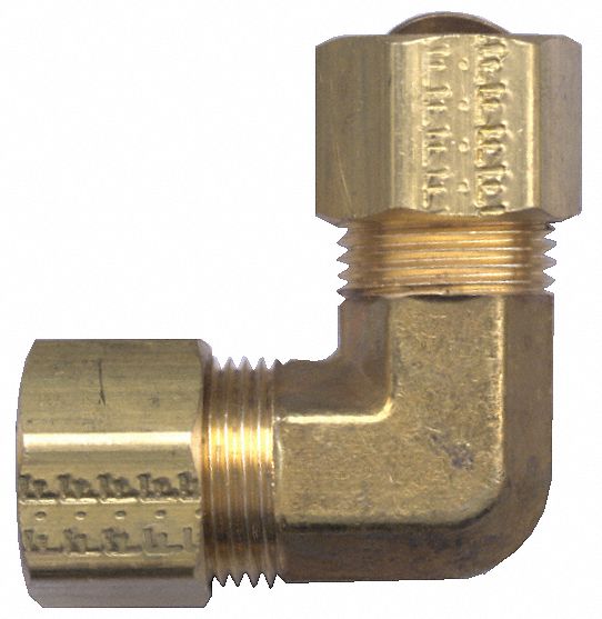 FAIRVIEW FITTING COMPR 90 ELBOW TUBE5/16 IN Brass Pipe Fittings