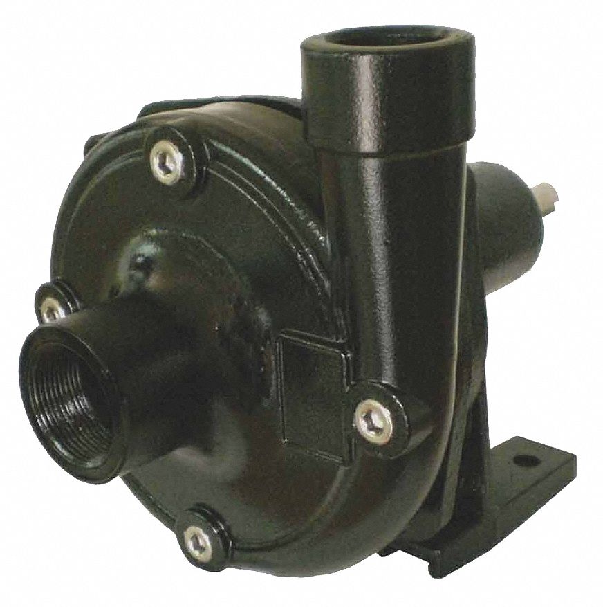 DAYTON Centrifugal Pump Head, 5 hp HP Required, 1 1/2 in Inlet (In.), 1