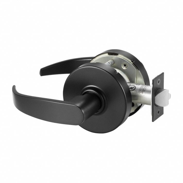 SARGENT, Classroom Lever Locksets, Black, Door Lockset 807M7610XG37