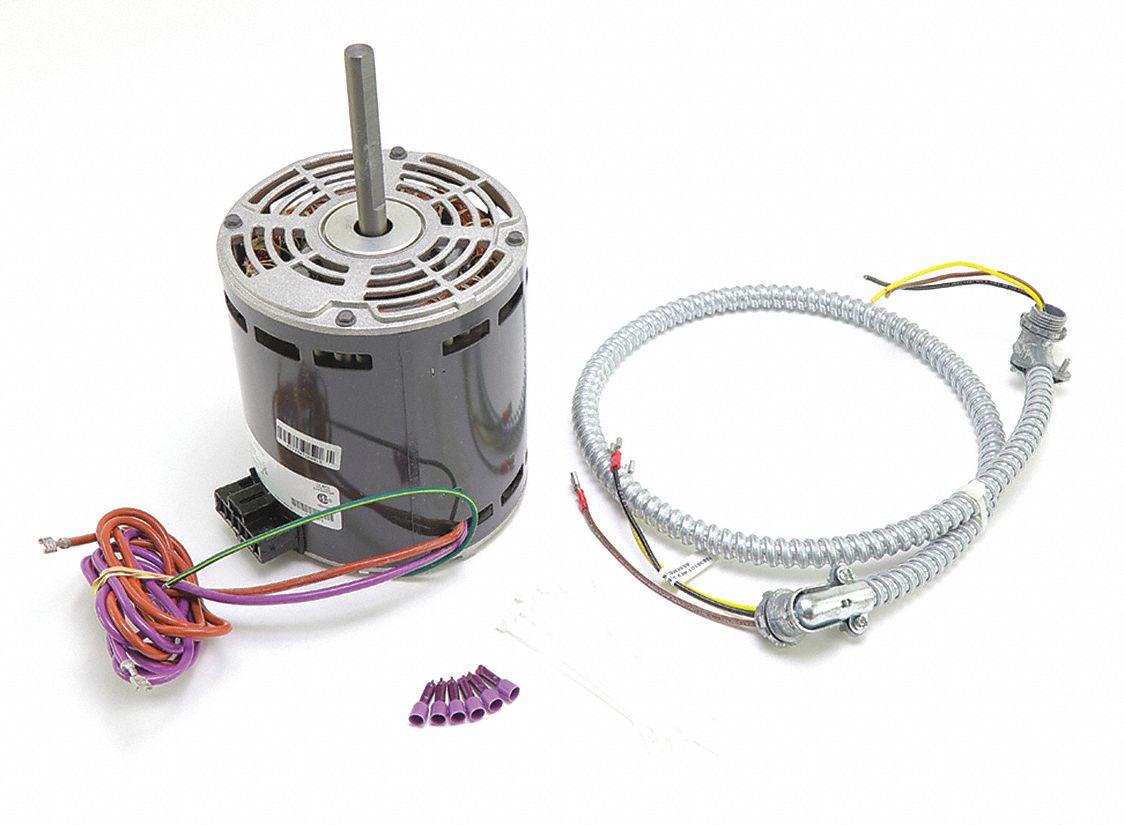 LIEBERT Motor, 460V, 1Phase, 1 HP, 1075, 1025, 975 rpm, Fits Brand