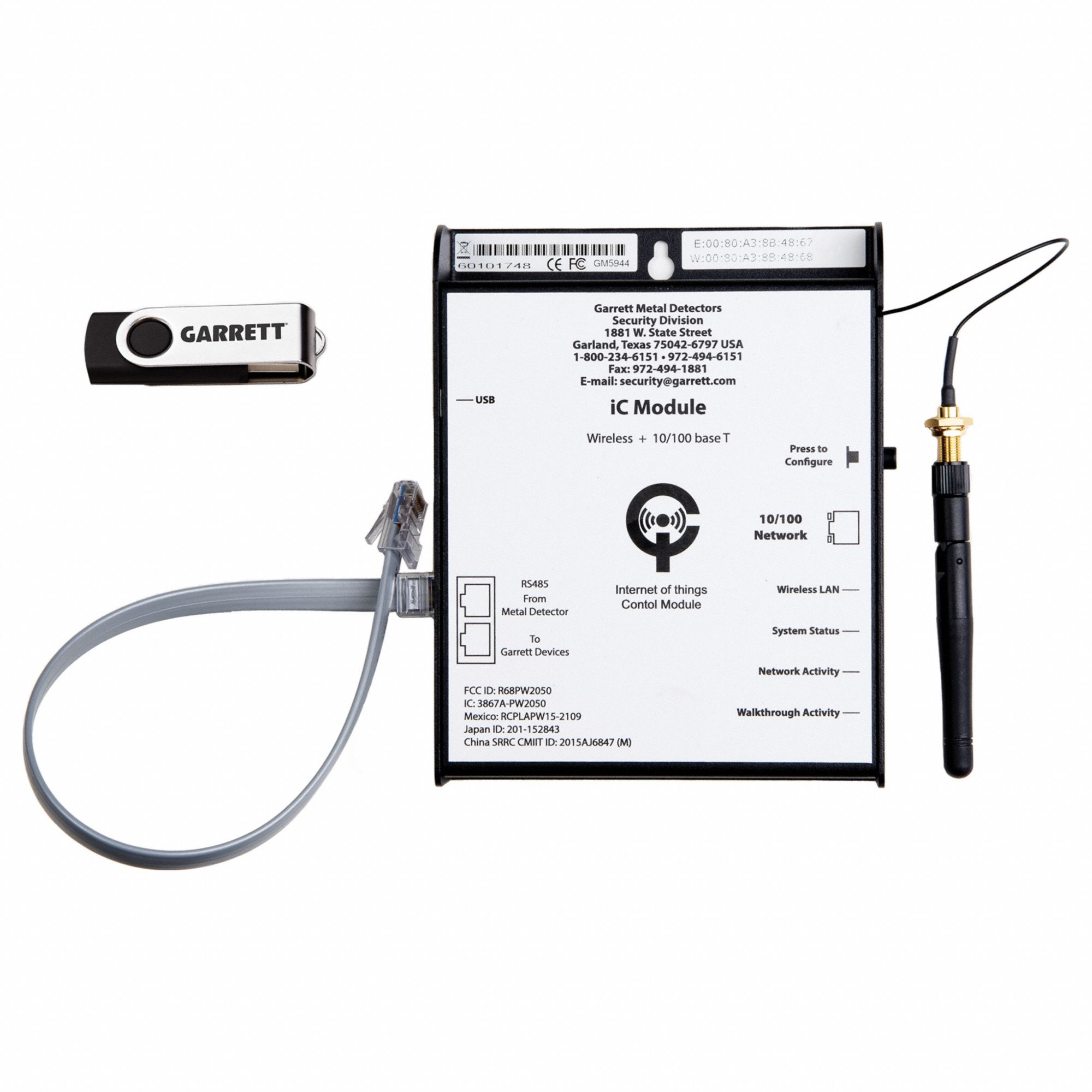 GARRETT METAL DETECTORS, Garrett MultiZone, IC Module 56FD661171600