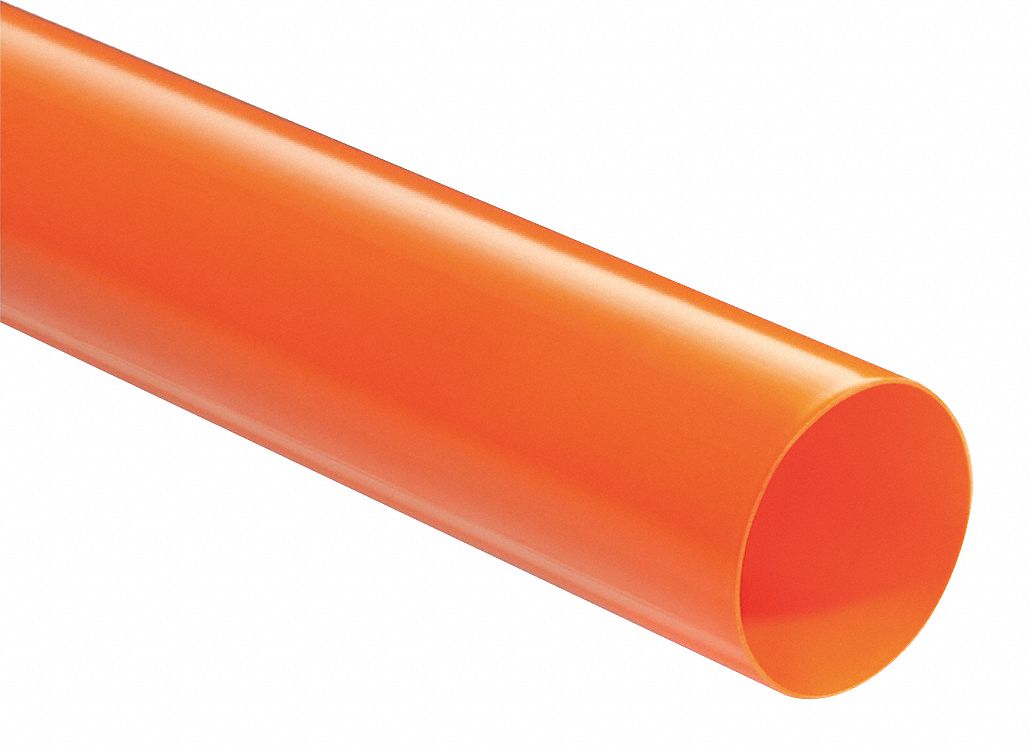 VINYLGUARD Conveyor Roller Cover, PVC, Heat Shrink, Straight, For