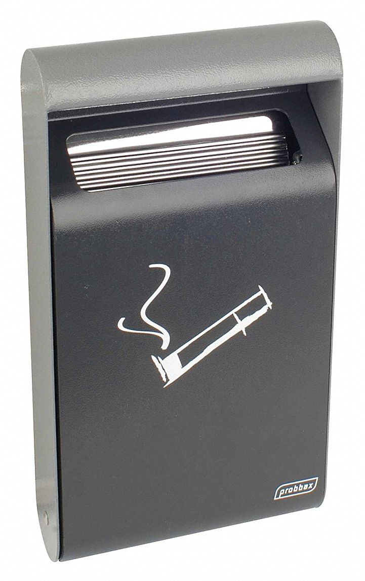 TOUGH GUY 3/4 gal Cigarette Receptacle, 14 in Height, 7 1/2 in Base Dia