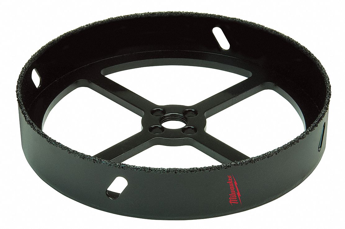 MILWAUKEE Hole Saw, Primary Material Application Drywall, 6 5/8 in Saw