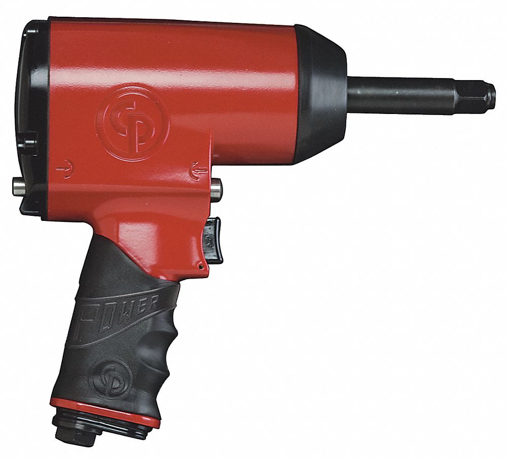 CHICAGO PNEUMATIC Air Powered, Impact Wrench, 90 psi, 450 ftlb