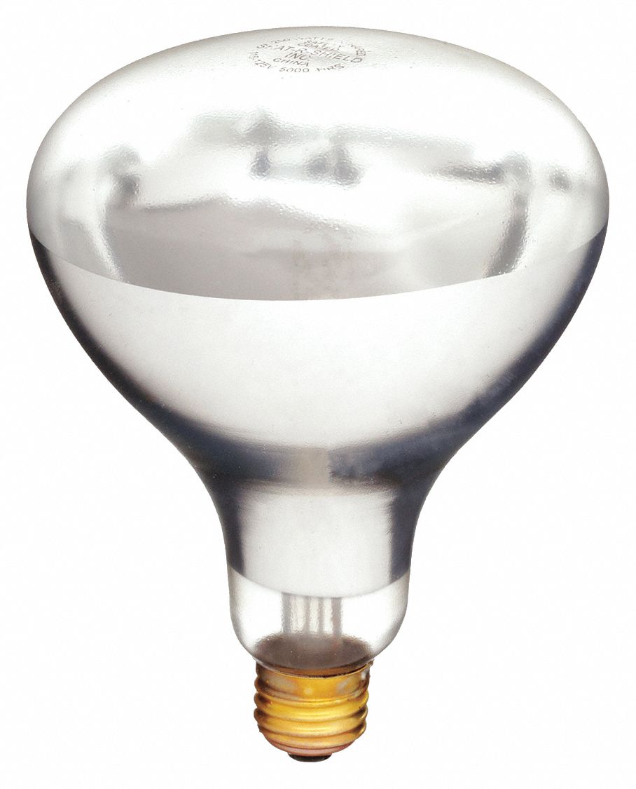 SHATRSHIELD, BR40, Medium Screw (E26), Incandescent Heat Bulb