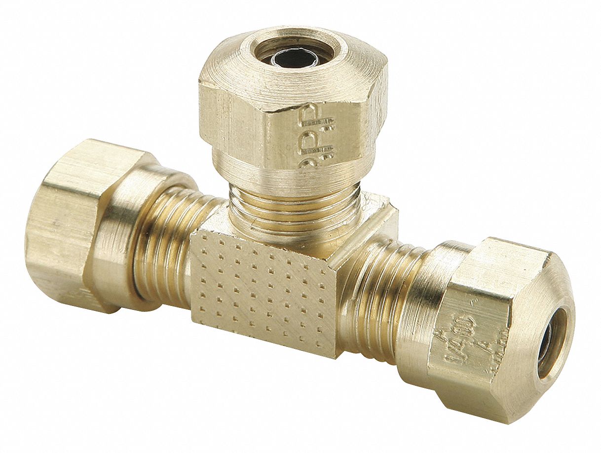 PARKER Union Tee, 1/2 In 11G345264NTA8 Grainger