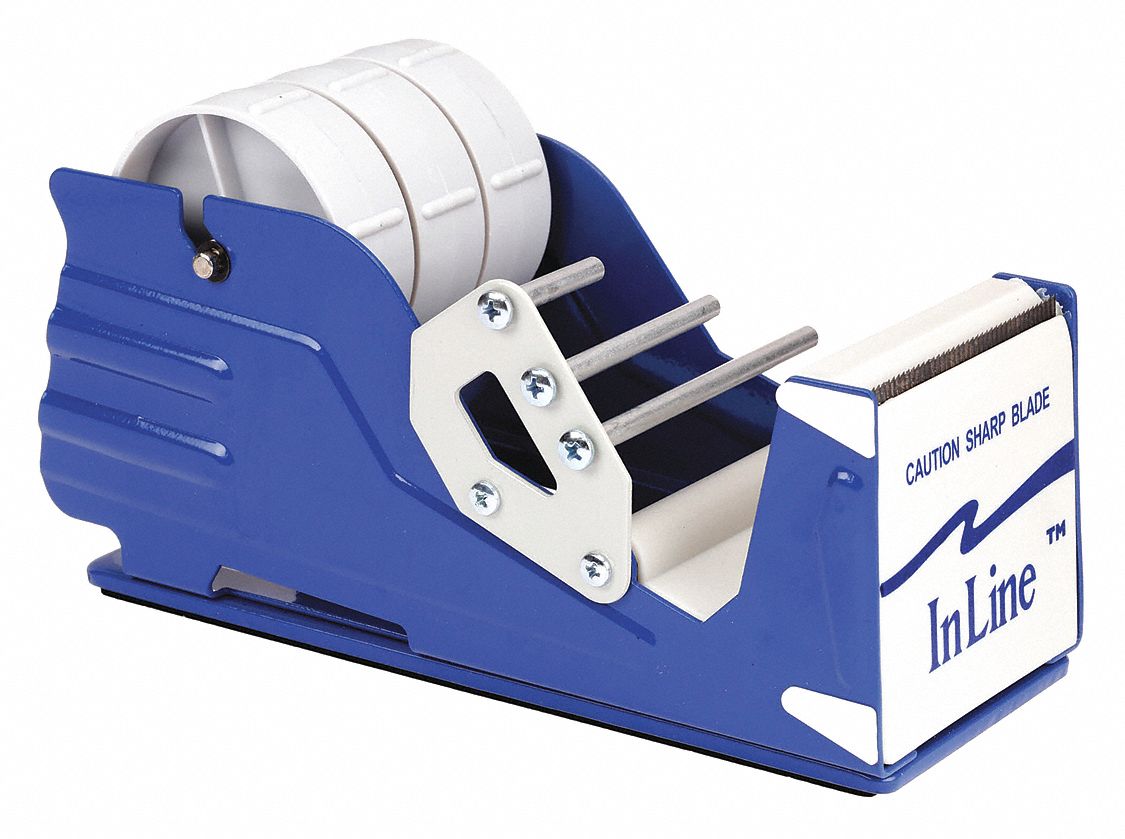 For 3 in Max Tape Wd, For 3 in Tape Core Dia, Tabletop Tape Dispenser 11J926SL7336 Grainger