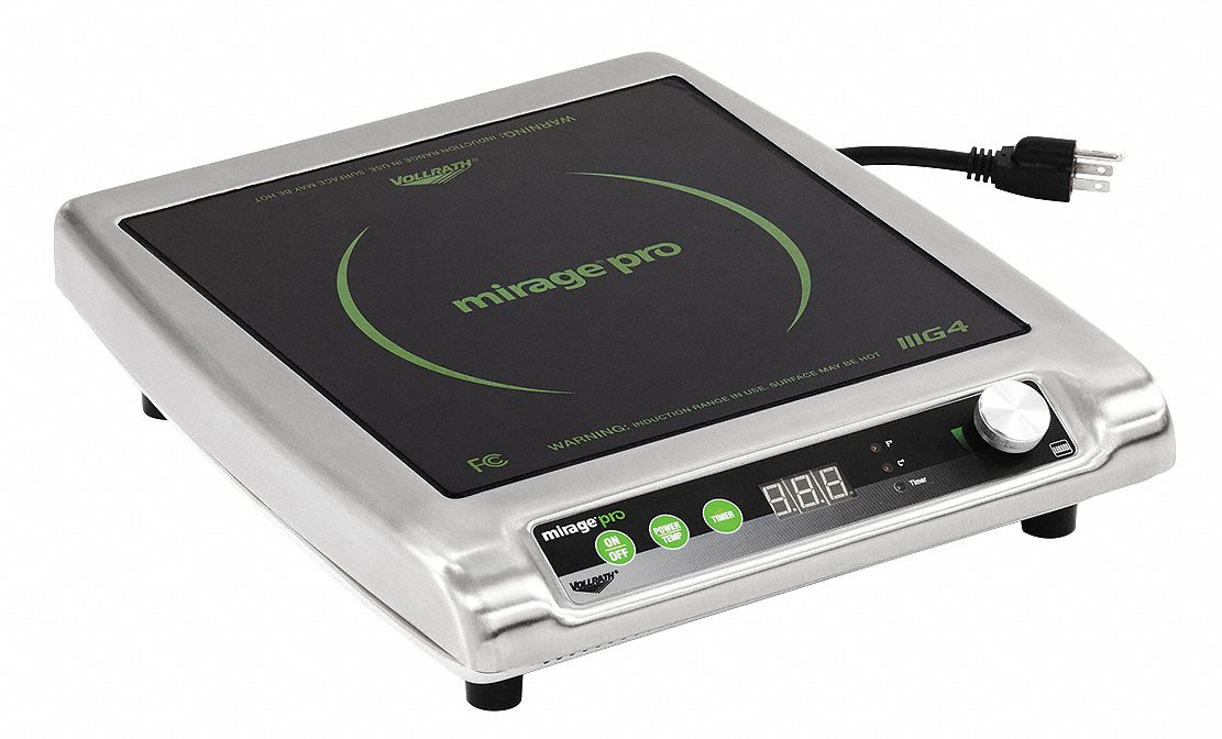 VOLLRATH Electric Induction Range 120 V, 1,800 W 11M96459500P