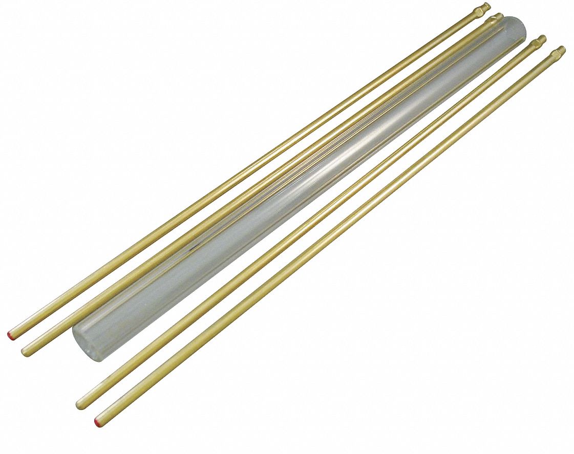 PENBERTHY 18 in Plain Glass Rod Kit, 3/4 in Glass Tube O.D. 11N032LG
