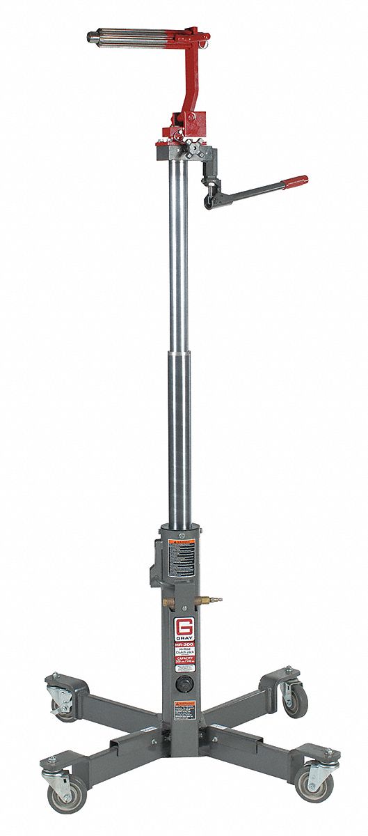 GRAY, Clutch Jack, Hydraulic, Transmission Jack 11N156HR300 Grainger