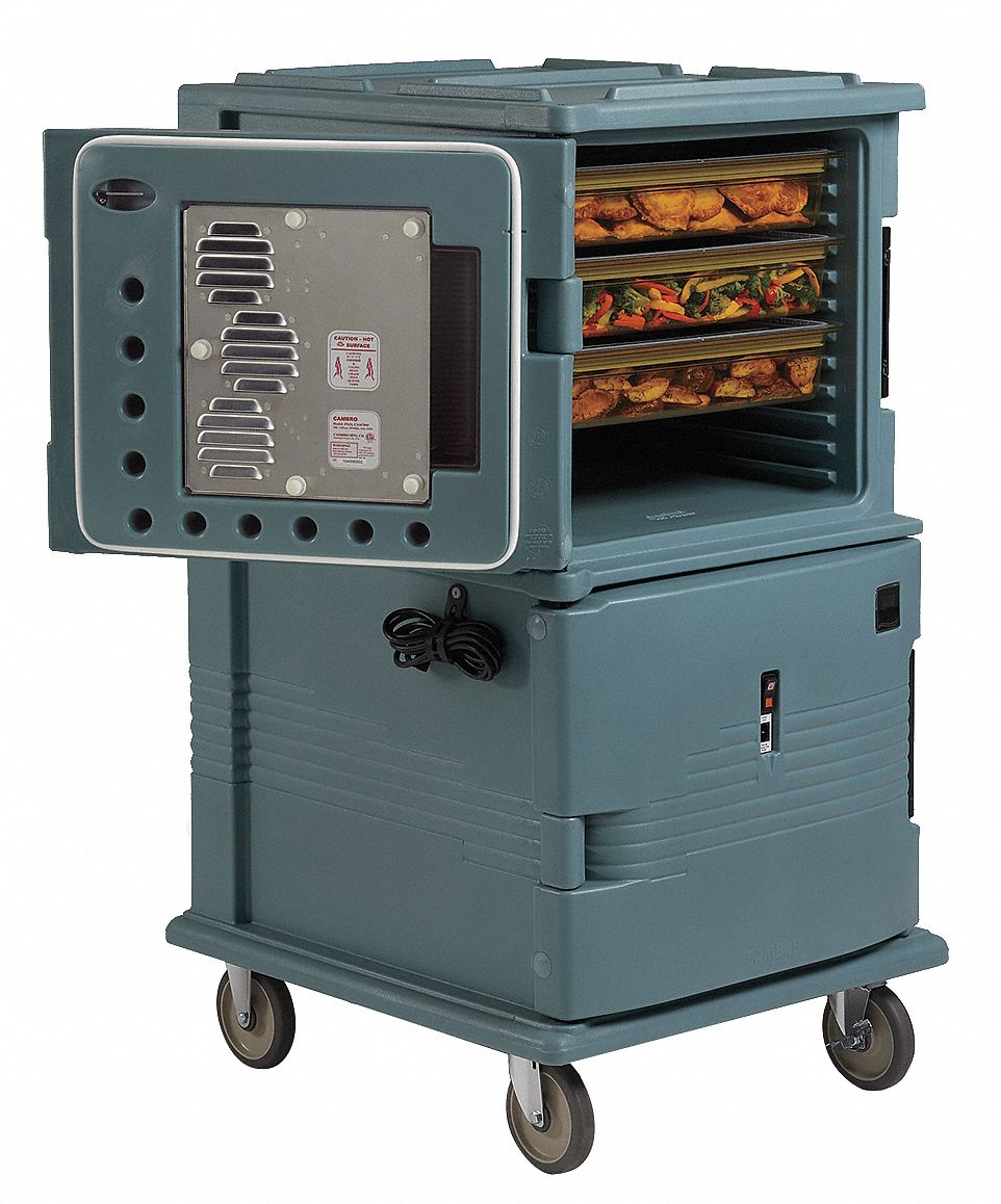 CAMBRO Insulated Food Cart, 54 Inch H, Black 11N736EAUPCH1600110