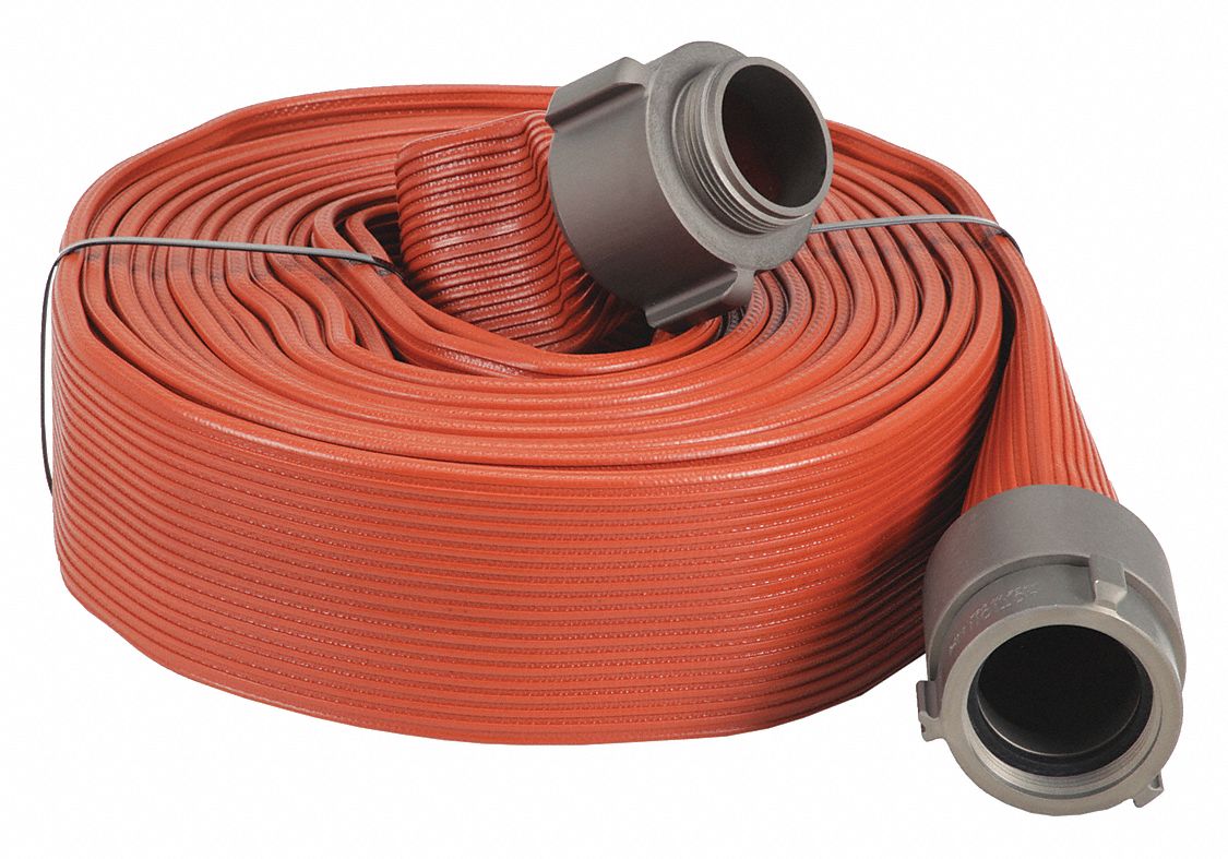 3 in Hose Inside Dia., 300 psi, Supply Line Fire Hose 11N798