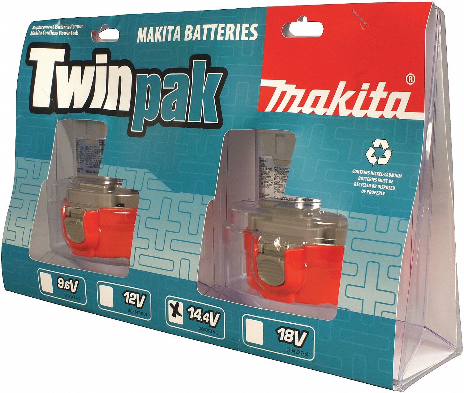 Makita Batteries 14 4v Twin Pack Cordless Tool Batteries