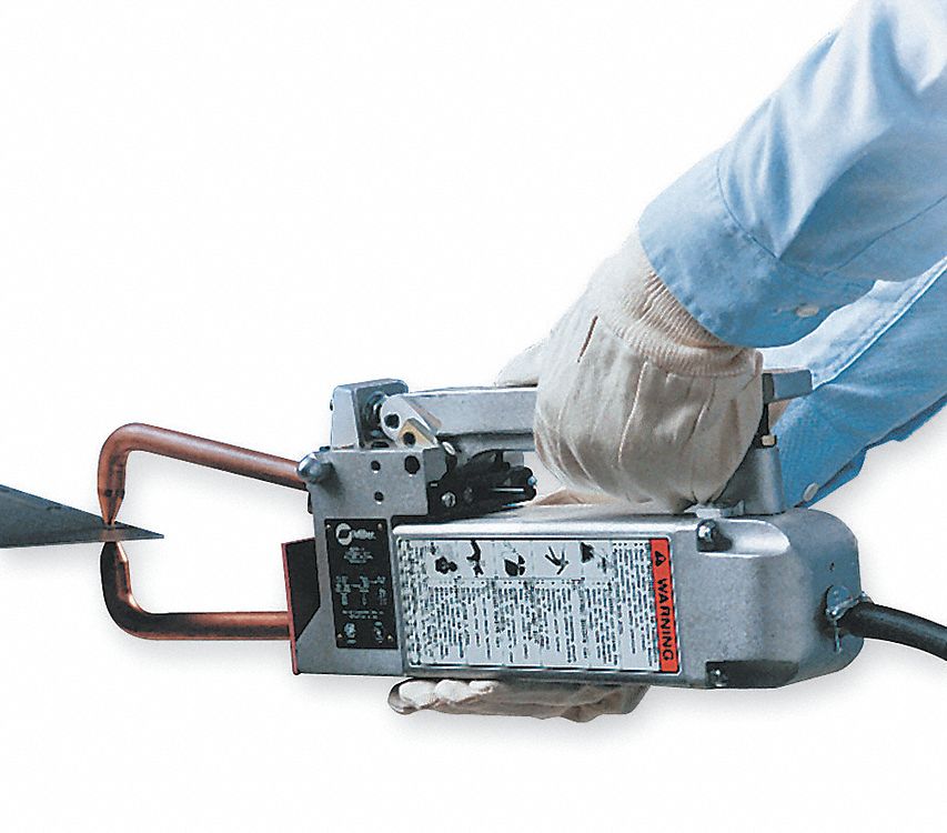 MILLER SPOT WELDER TONGS, 3½ IN JAW OPENING, 18 IN OVERALL L, 2 PACK Spot Welding Tongs