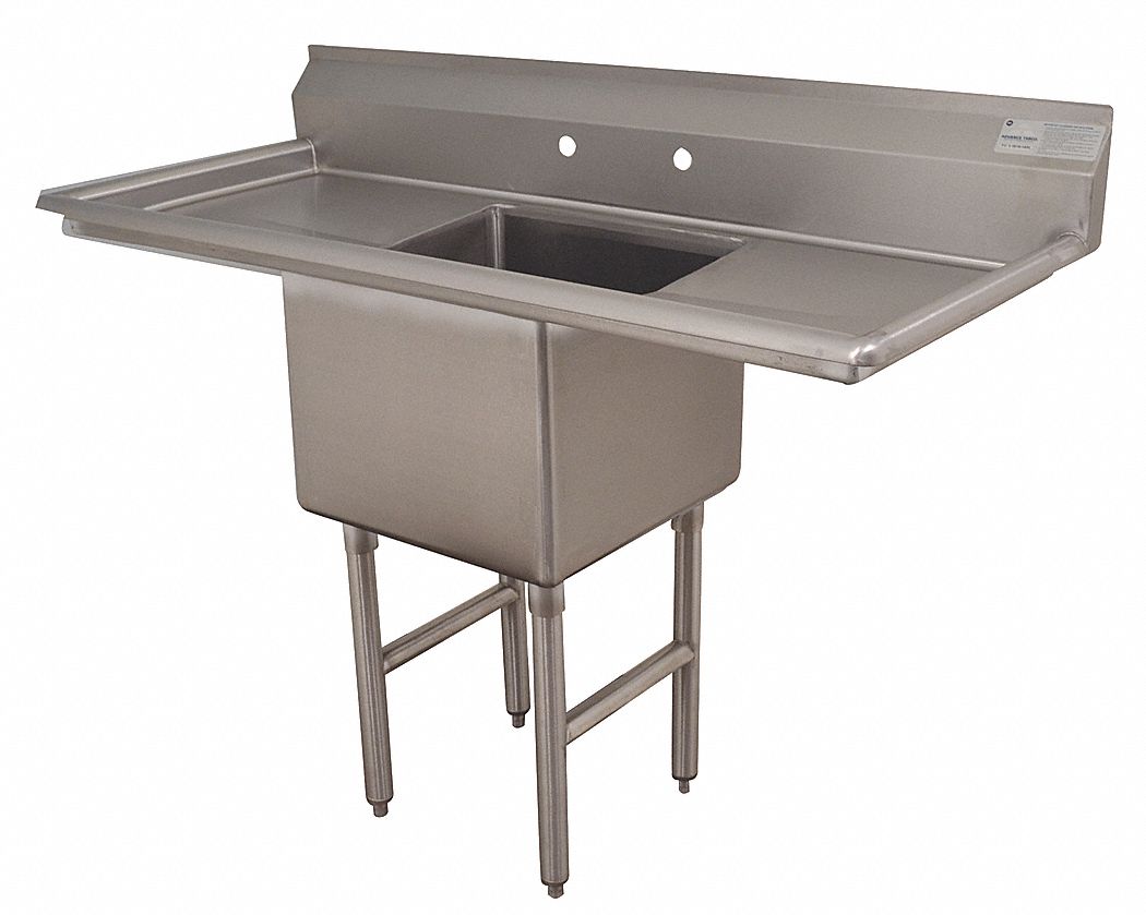 What Is A Scullery Sink ADVANCE TABCO Scullery Sink Advance Tabco, 37 in Work Surface Ht, 43